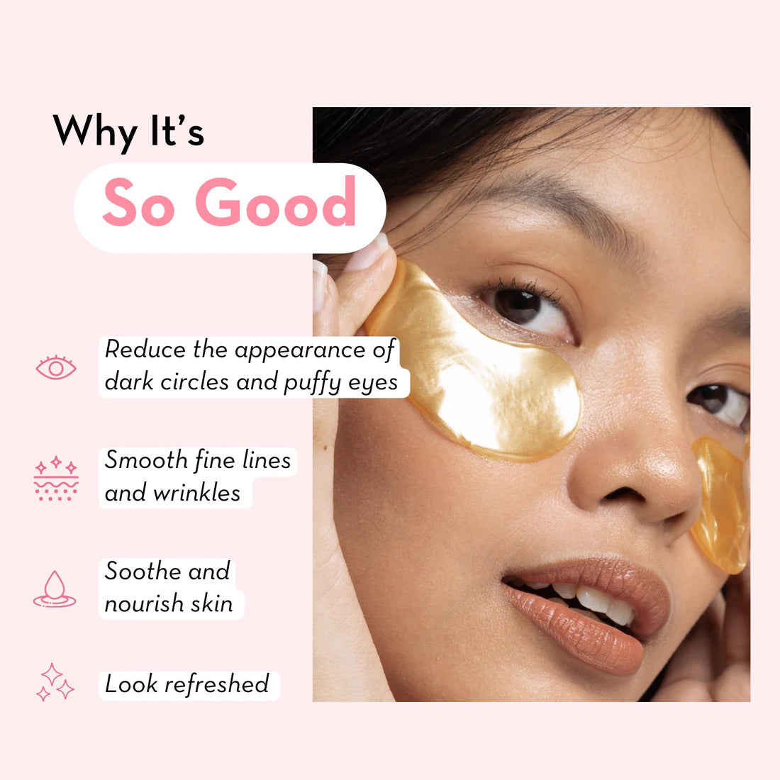 Under Eye Patches 24K Gold by Elizabeth Mott - 20 Pairs