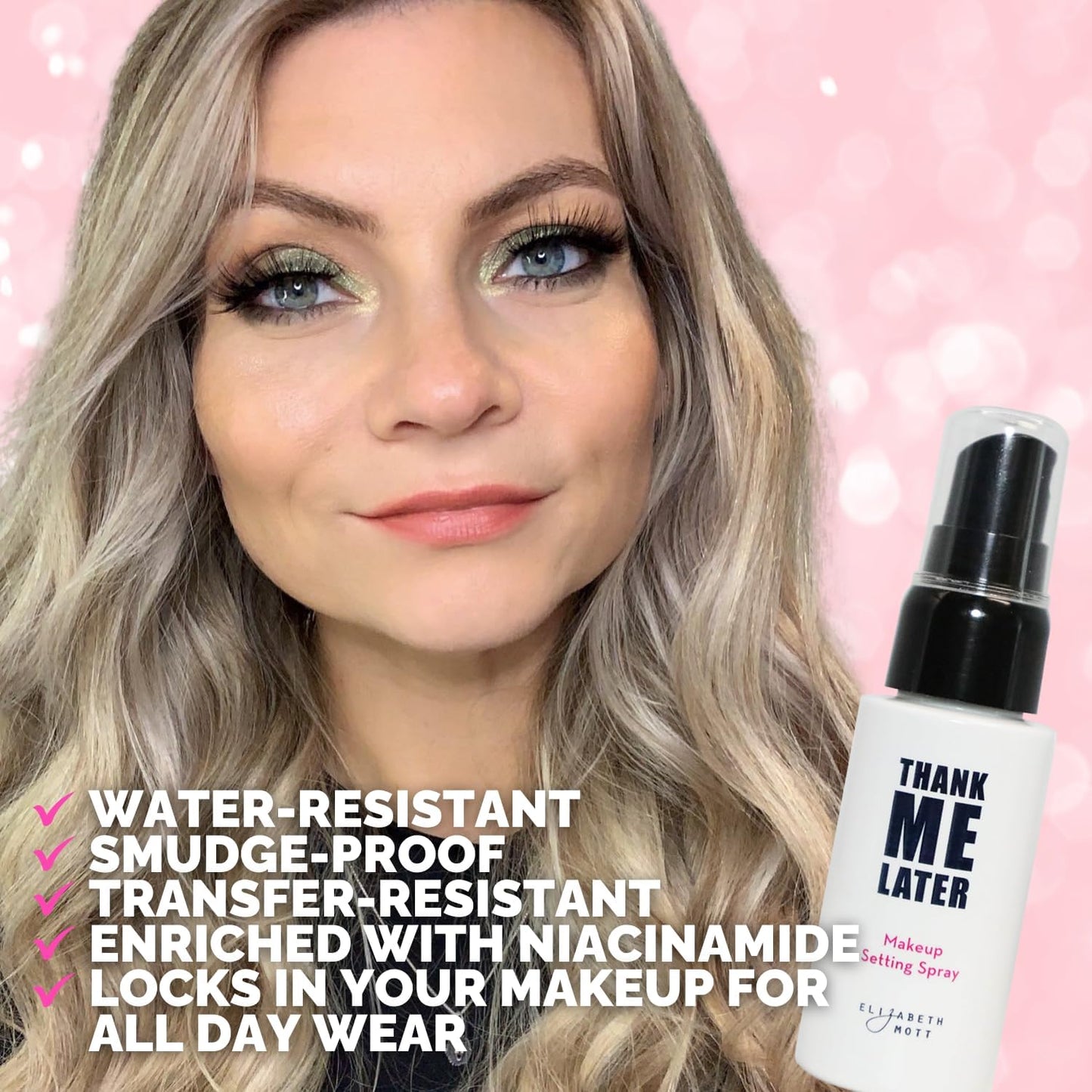 Thank Me Later Primer & Setting Spray Duo by Elizabeth Mott – 30g & 95ml