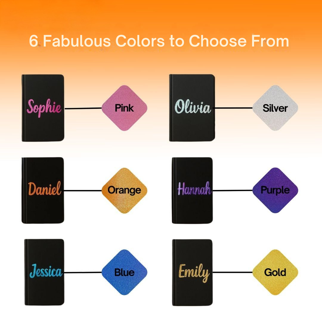 Holographic Sparkle Adhesive Vinyl Sheets by ONNCE, 12 x 11 Inch, 8-Pack