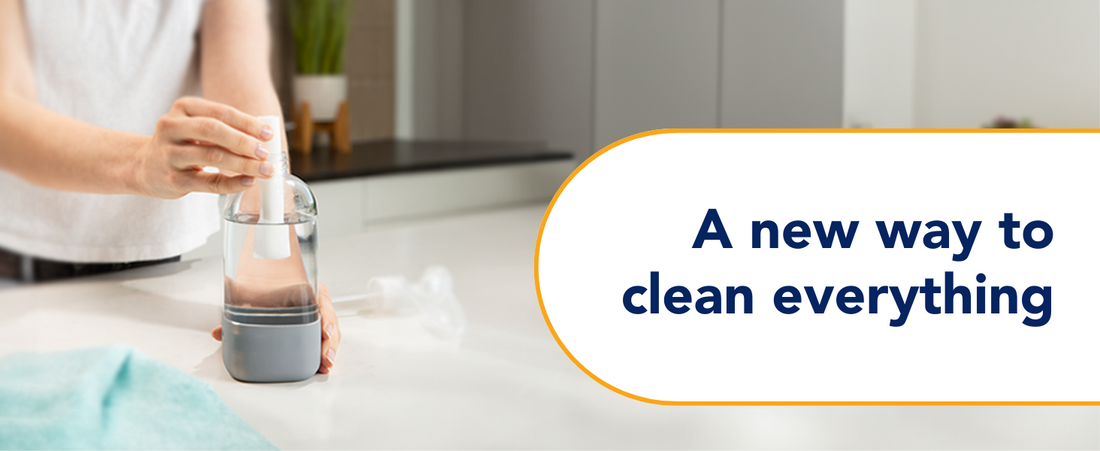 All-Purpose, Lemon Scent Cleaner Sheets by Brave Planet: The Smartest Way to Keep Your Home Fresh, Clean, and Eco-Friendly. Now at ONNCE