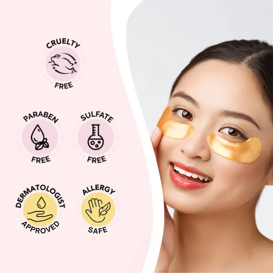 Under Eye Patches 24K Gold: Glow Like Gold with Elizabeth Mott’s Radiance Boost from ONNCE