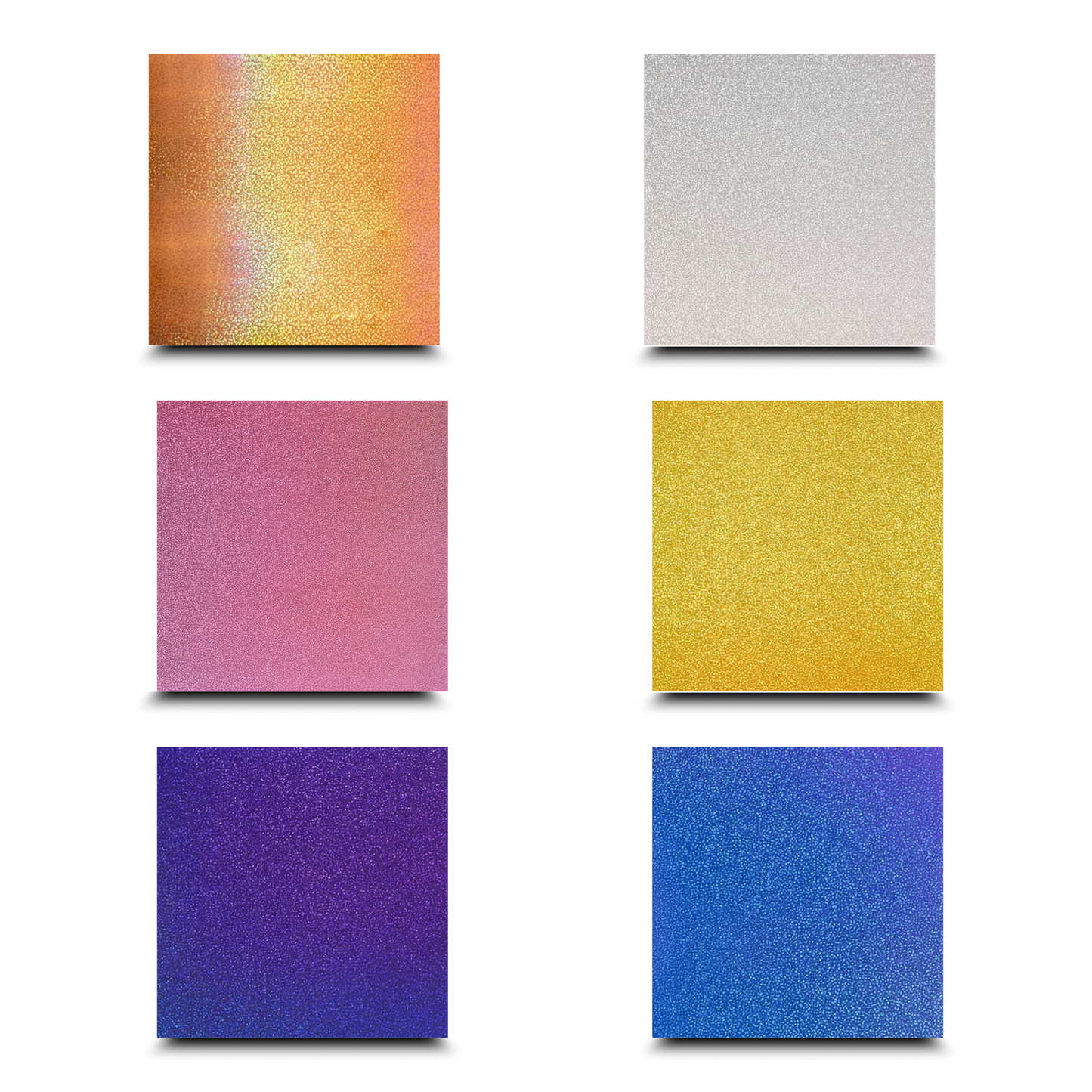 Holographic Sparkle Adhesive Vinyl Sheets by ONNCE, 12 x 11 Inch, 8-Pack