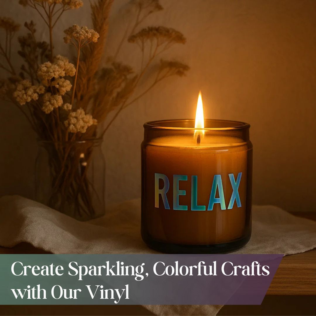 Black Metallic Holographic Vinyl Sheets by ONNCE, 12 x 11 Inch, 10-Pack