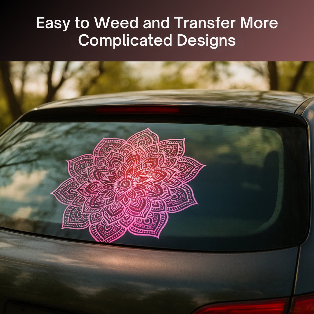 Holographic Permanent Vinyl Sheets by ONNCE, 12 x 11 Inch, 10-Pack