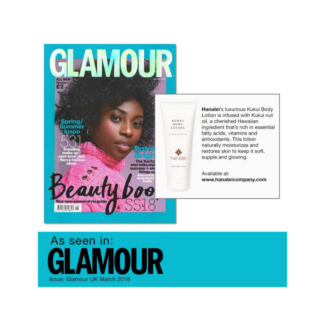 Kukui Body Lotion by Hanalei