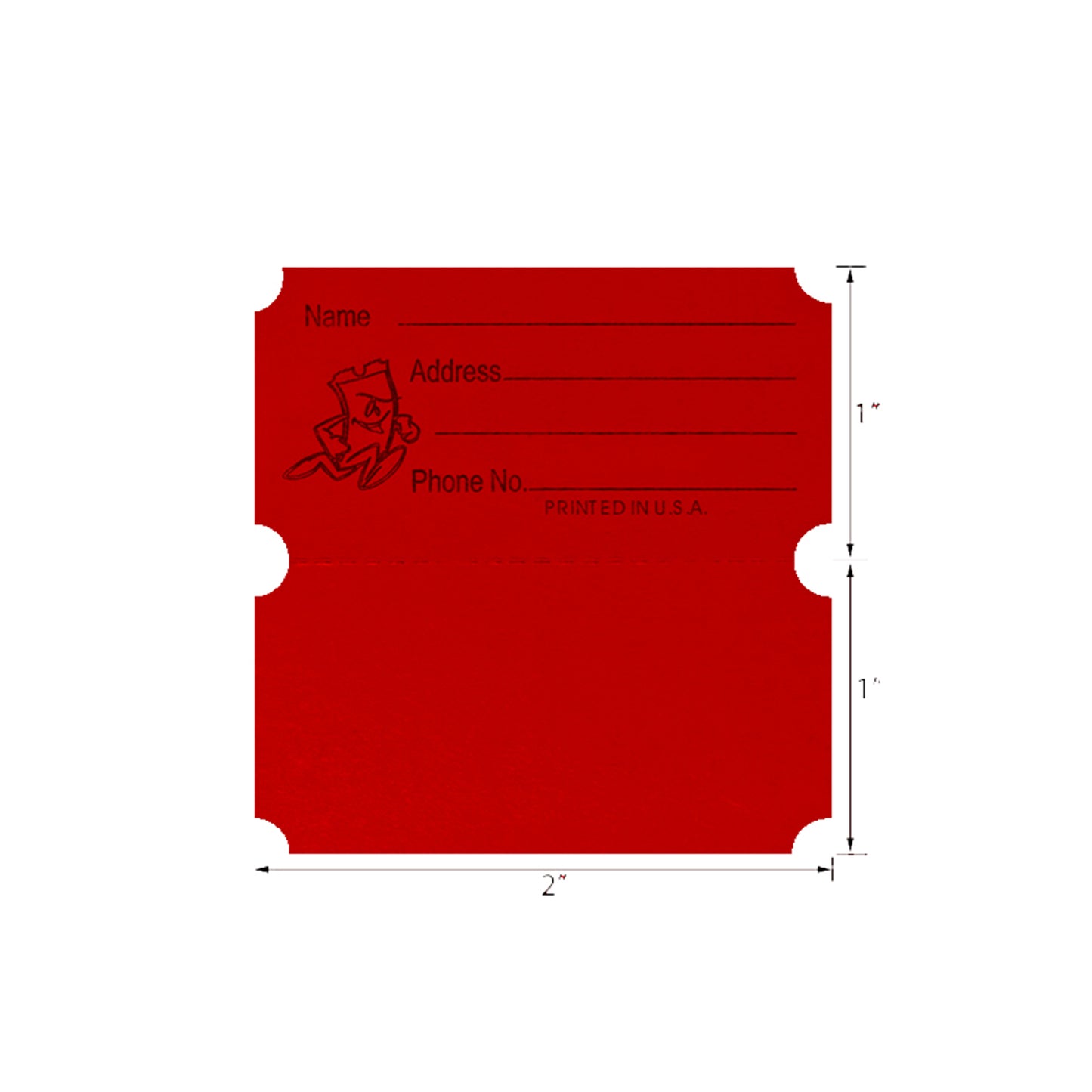 Raffle/Party Tickets with Built-In Dispenser by ONNCE | Double Roll of 1000 | Set of 3 Colors: Green, Red, Yellow