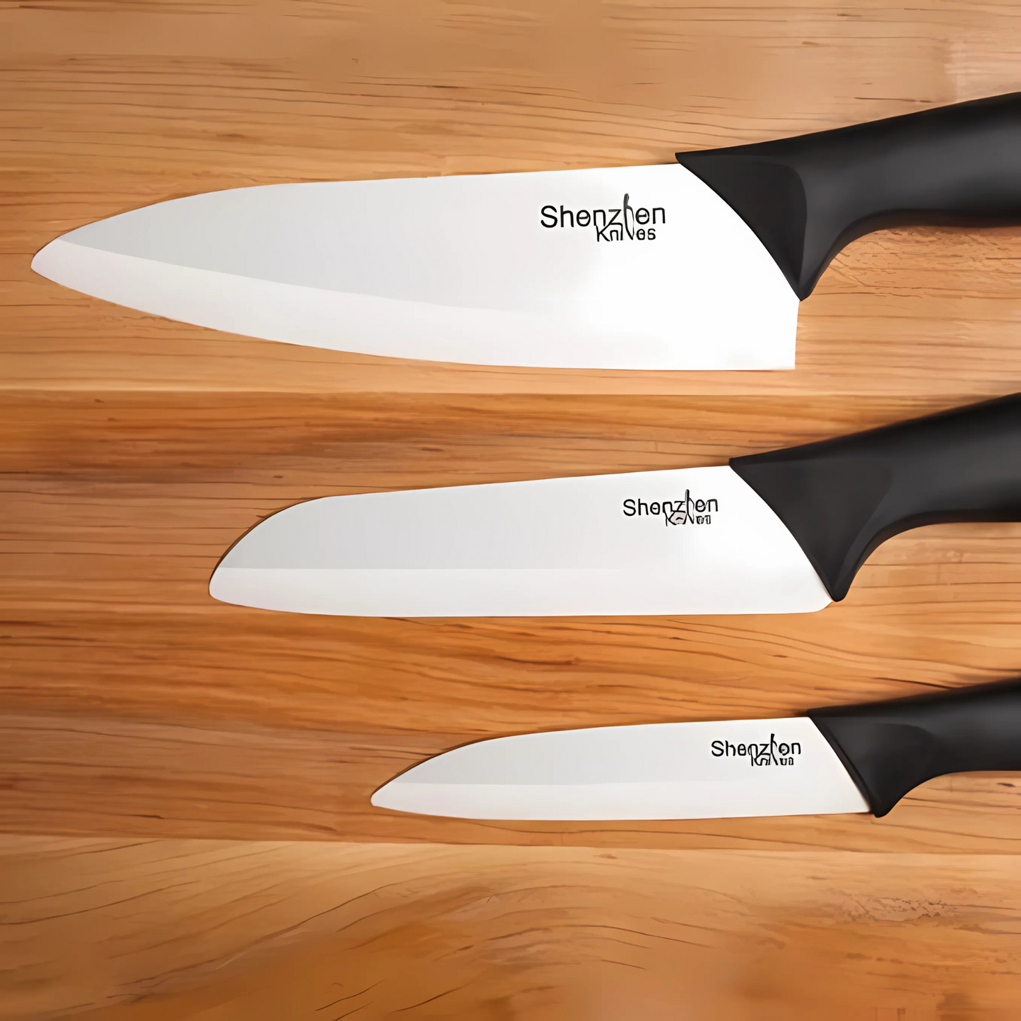 Ceramic Knife Set by Shenzhen Knives –3-Piece