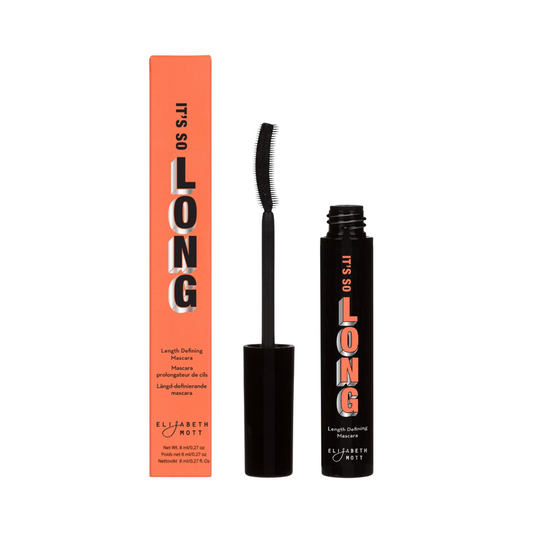 Black Lengthening Smudge Proof Water Resistant Mascara by Elizabeth Mott - 8ml