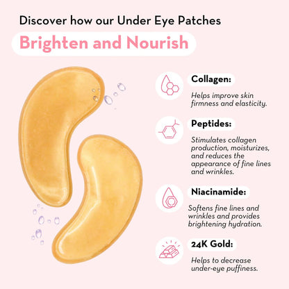 Under Eye Patches 24K Gold by Elizabeth Mott - 20 Pairs
