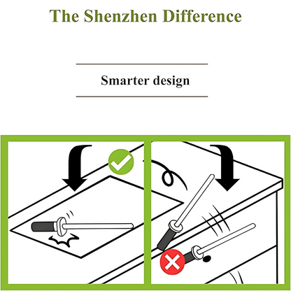Ceramic Honing Rod by Shenzhen Knives –12-Inch