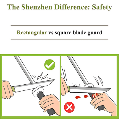 Ceramic Honing Rod by Shenzhen Knives –12-Inch
