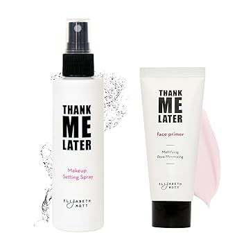 Thank Me Later Primer & Setting Spray Duo by Elizabeth Mott  – 30g & 95ml