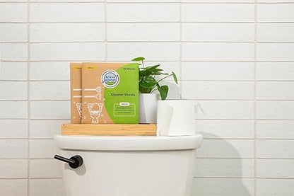 Toilet Bowl Cleaner Sheets by Brave Planet, Pack of 20