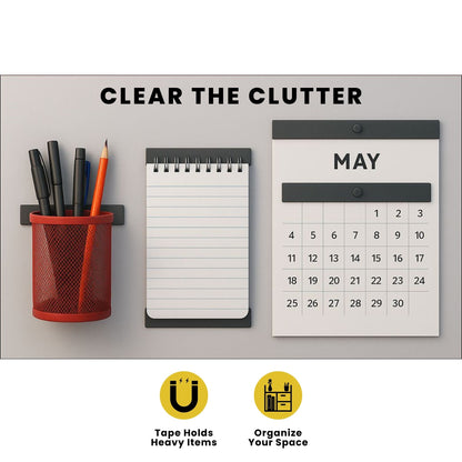 Magnetic Tape Strips by ONNCE, 1.26"" x 1ft , Pack of 5