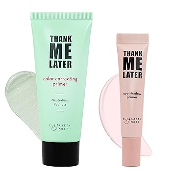 Thank Me Later Color Correcting Face & Eye Primer Duo by Elizabeth Mott – 30g & 10g