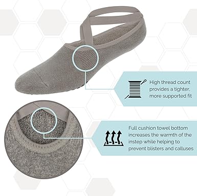 Yoga Non-Slip Socks by Elizabeth Mott