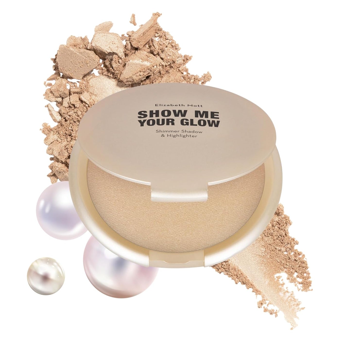 Show Me Your Glow Shimmer Shadow and Highlighter by Elizabeth Mott - 10g
