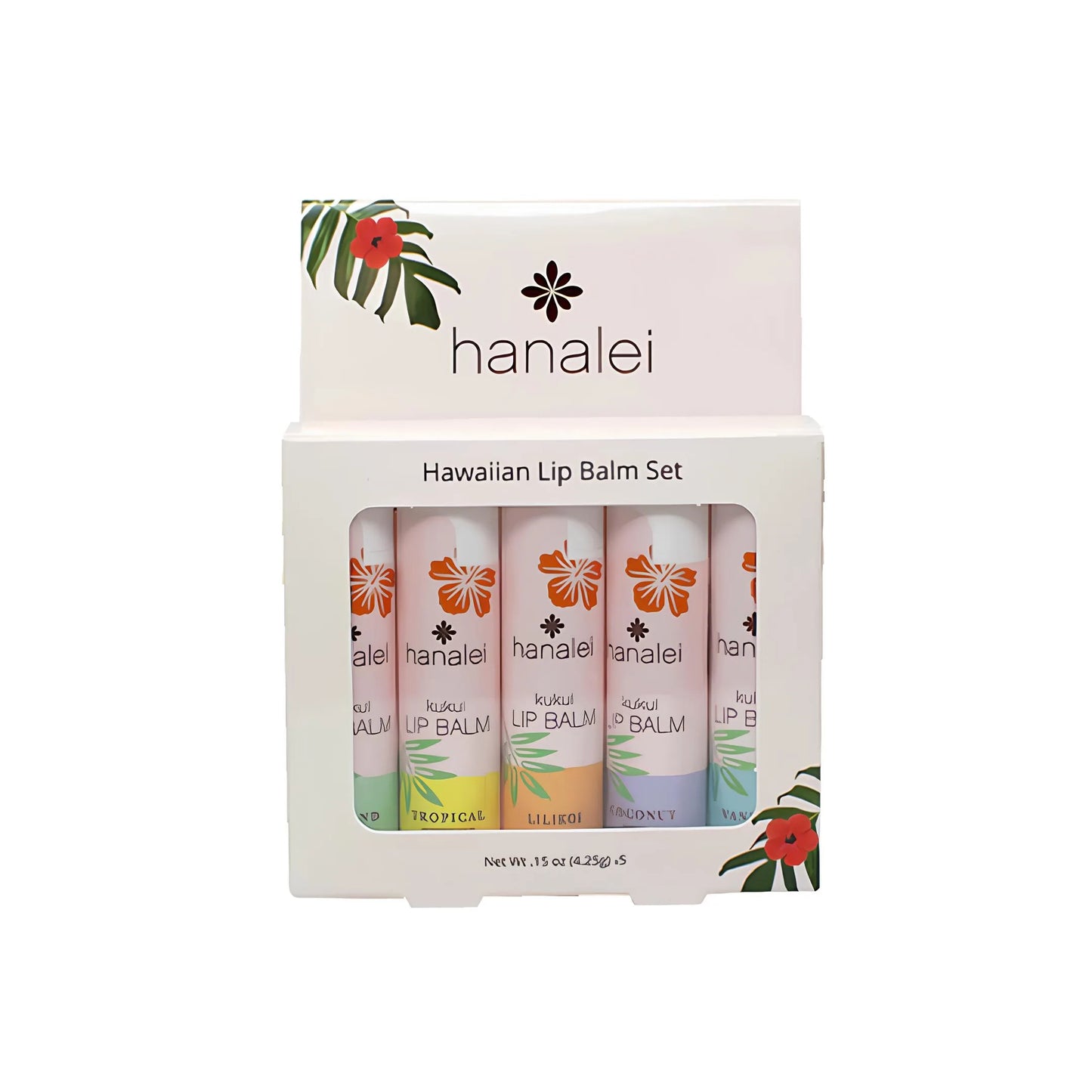 Kukui Lip Balm by Hanalei - Set of 5 (4.25g x 5)