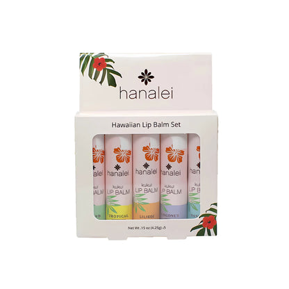 Kukui Lip Balm by Hanalei - Set of 5 (4.25g x 5)