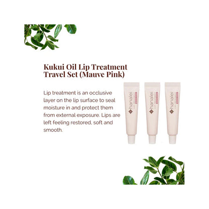 Lip Treatment for Soothing Dry Lips by Hanalei - Travel Pack (5g x 3)