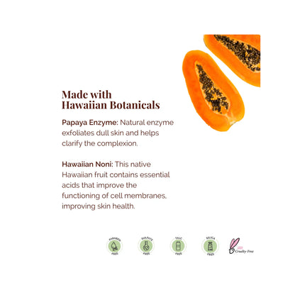 Papaya Powder Face Cleanser by Hanalei  - 60g