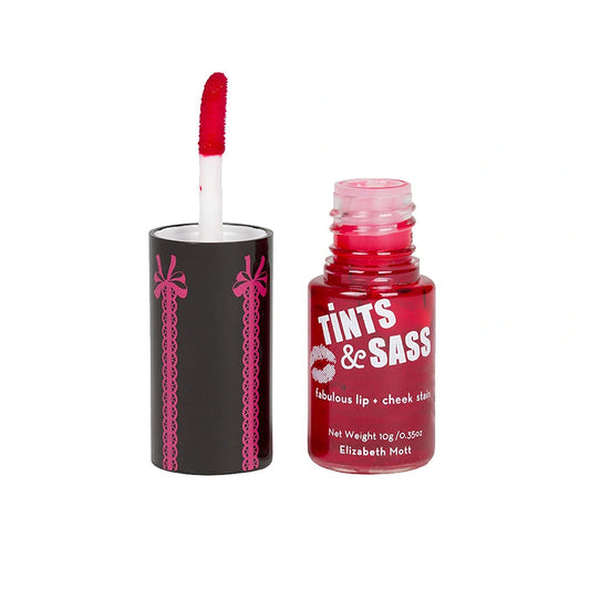 Tints & Sass Rosy Lip Stain and Cheek Tint by Elizabeth Mott - 10g