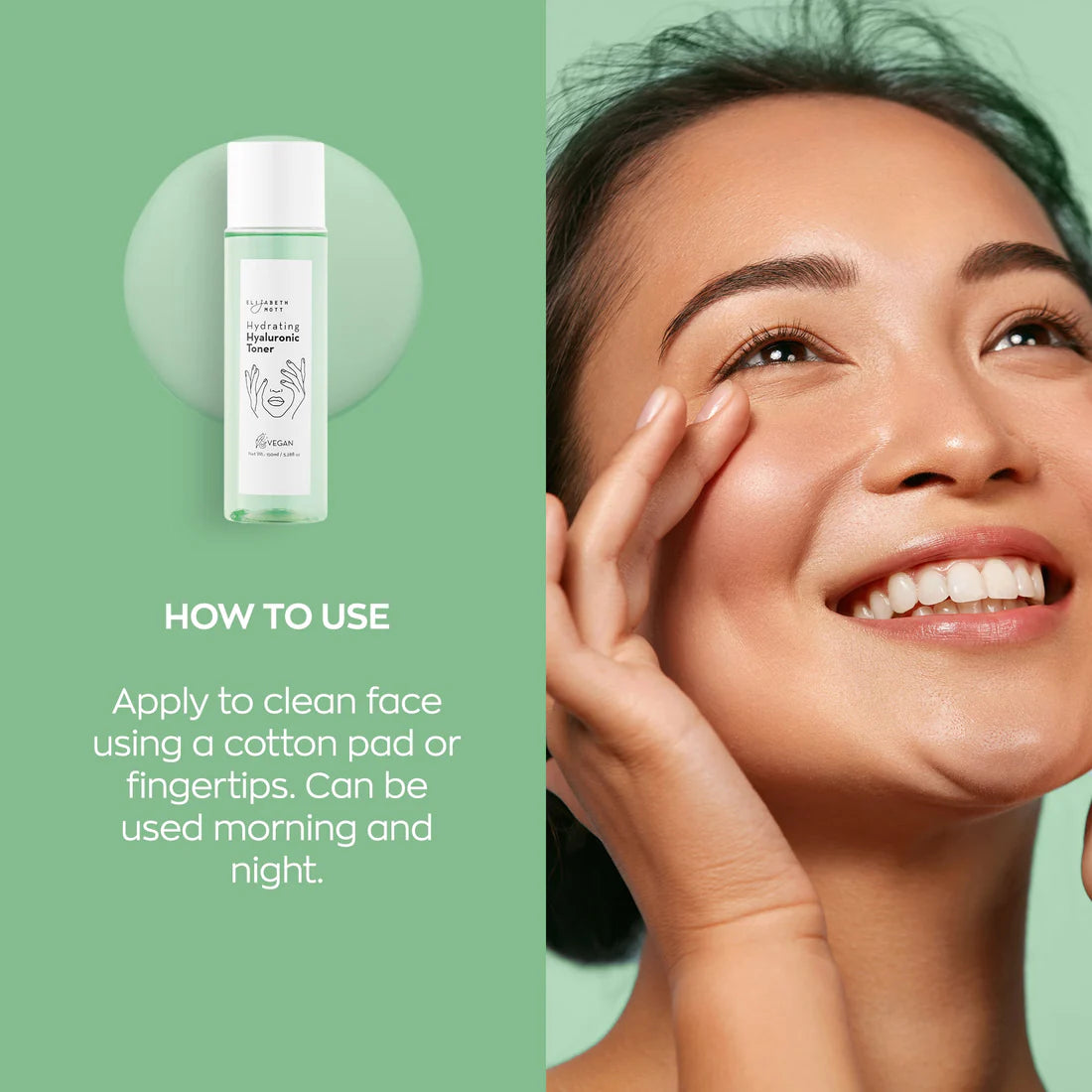Hyaluronic Acid Face Toner by Elizabeth Mott - 150ml