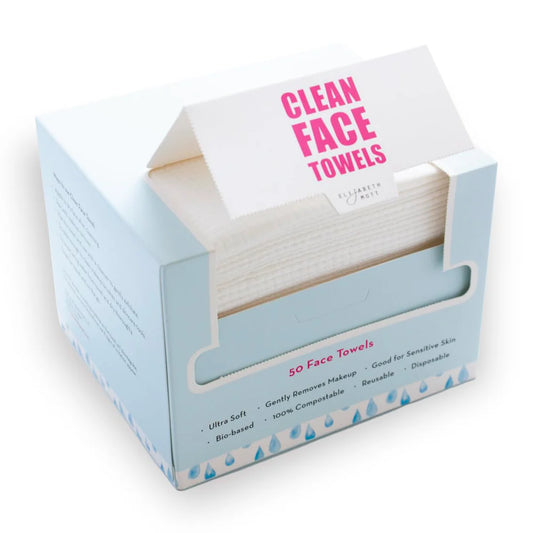 Thank Me Later Gentle Clean Face Towels by Elizabeth Mott - Pack of 50