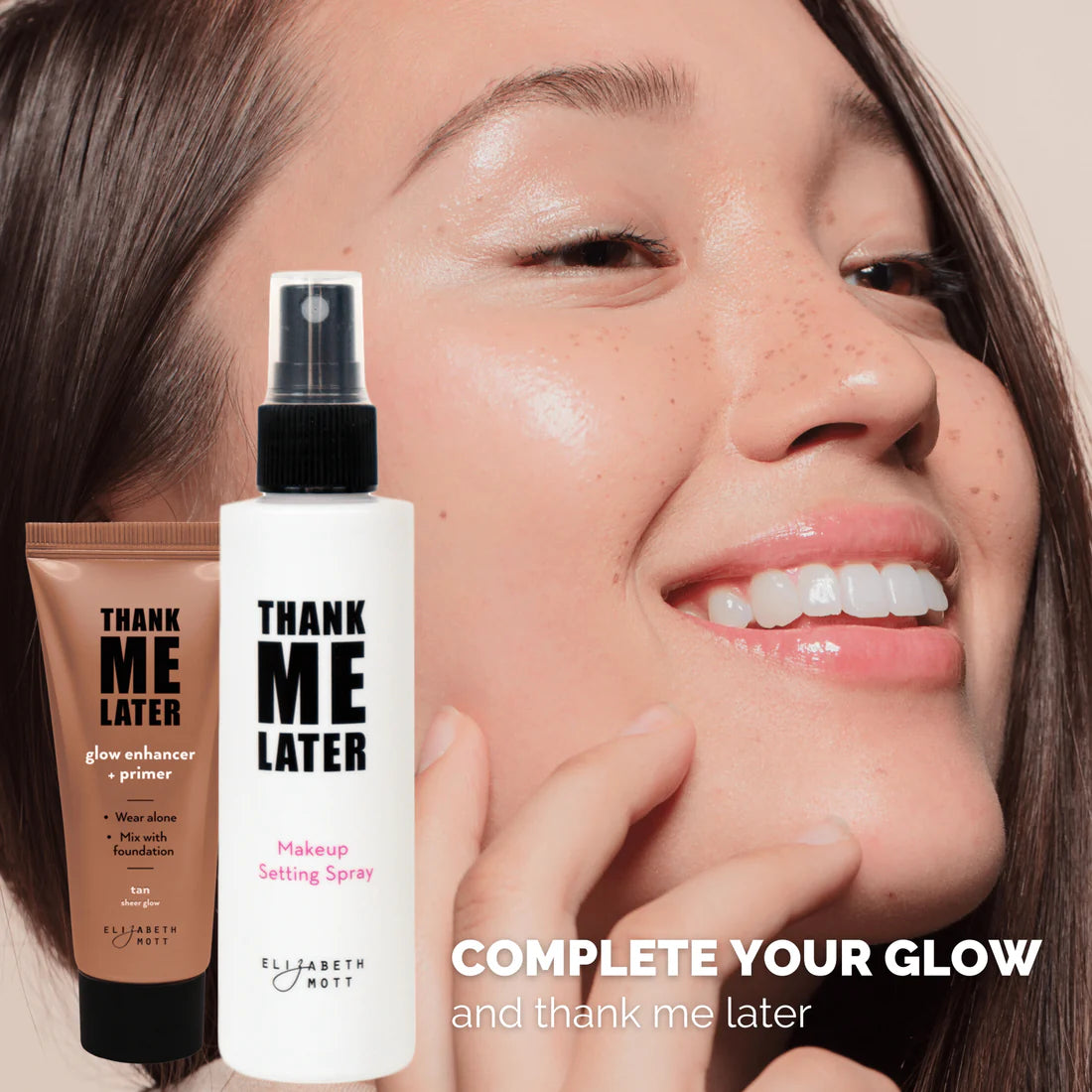 Thank Me Later Glow Enhancer & Primer by Elizabeth Mott - 30g