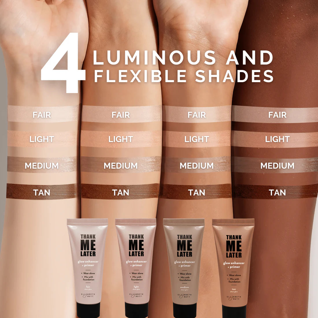 Thank Me Later Glow Enhancer & Primer by Elizabeth Mott - 30g