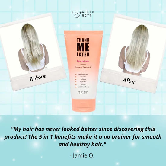 Thank Me Later Hair Primer Leave-In Treatment by Elizabeth Mott - 150ml