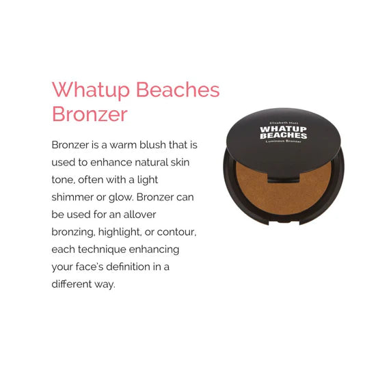 Whatup Beaches Bronzer Contour Kit by Elizabeth Mott - (10g)